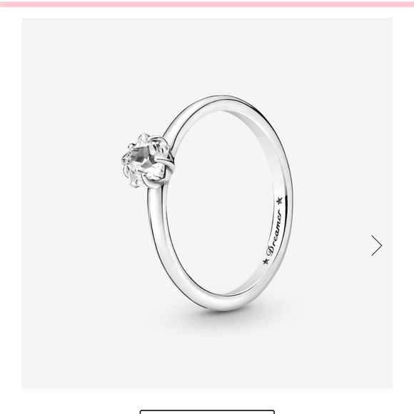 Pandora rings (celestial stars, asymmetric stars band, celestial sparkling star) - Picture 3 of 8